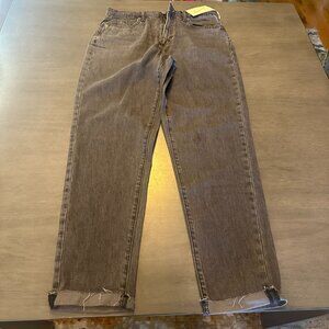 Universal Thread Boyfriend Womens Black Jeans Size 2/26 Reg Waist